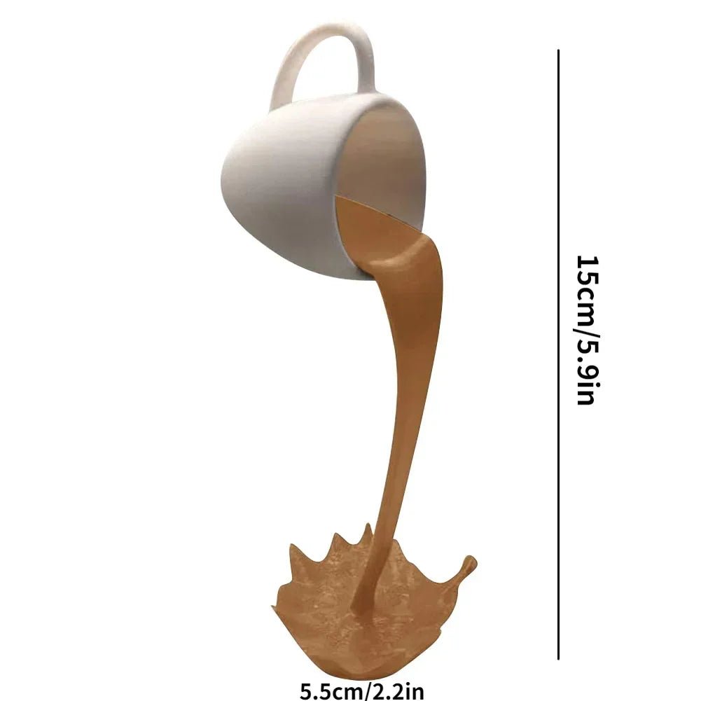 Suspended Coffee: Floating Mug Art Sculpture - starbuyshop