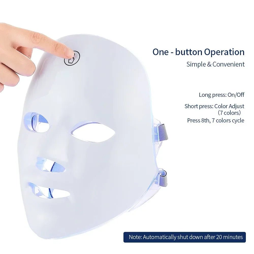 Anti - Aging LED Mask – Wireless Skin Care with Photon Light for Wrinkles & Acne - starbuyshop