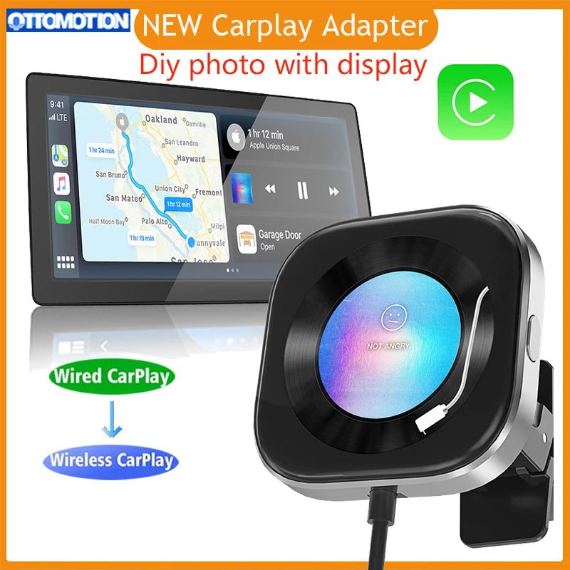 CarPlay Freedom: Wireless Adapter with Display - starbuyshop