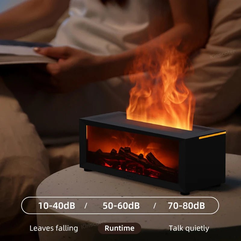 CosyFlame: Waterless Aroma Diffuser with Fireplace Effect - starbuyshop