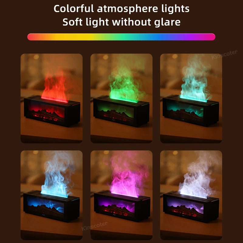 CosyFlame: Waterless Aroma Diffuser with Fireplace Effect - starbuyshop