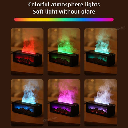CosyFlame: Waterless Aroma Diffuser with Fireplace Effect - starbuyshop