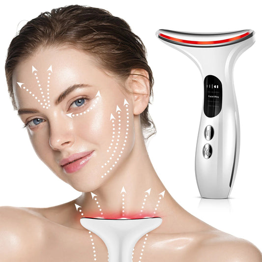 LED EMS Beauty Tool – Neck & Face Lifting, Anti - Wrinkle, Double Chin Treatment - starbuyshop