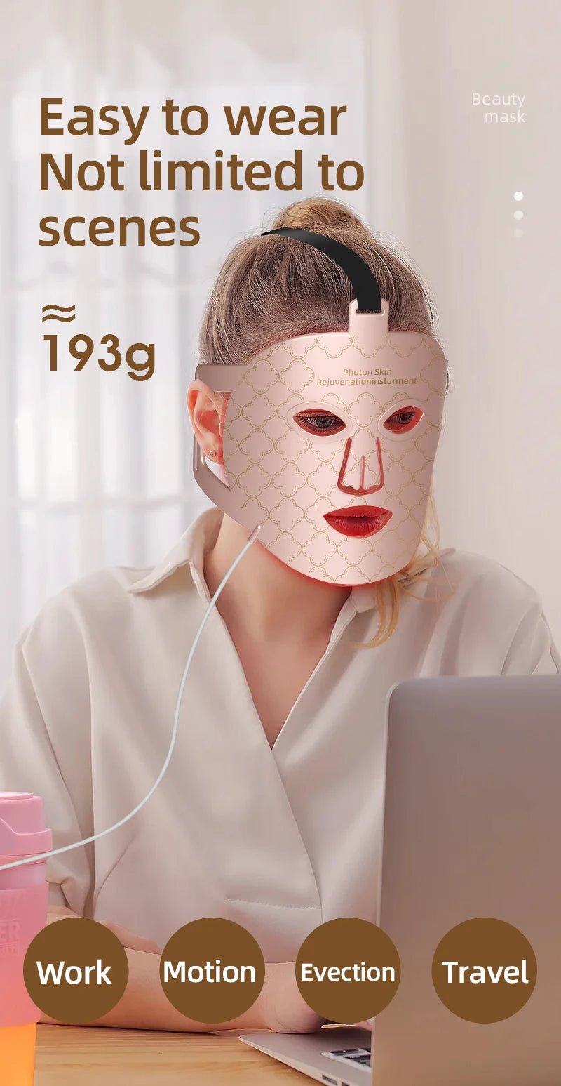 Luxury LED Facial Mask – Lift, Hydrate & Glow Hands - Free - starbuyshop