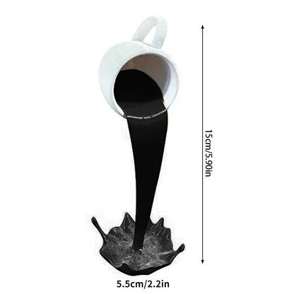Suspended Coffee: Floating Mug Art Sculpture - starbuyshop