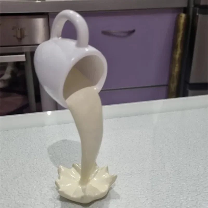 Suspended Coffee: Floating Mug Art Sculpture - starbuyshop